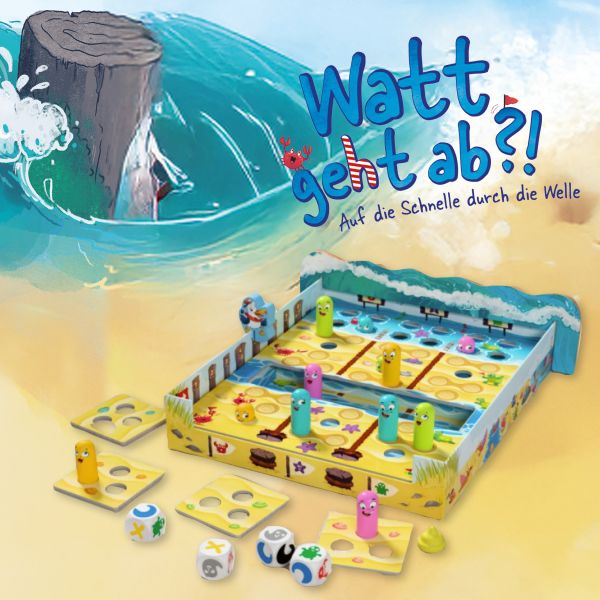 Spielaufbau Watt geht ab