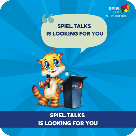 Meeps with microphone at speakers table